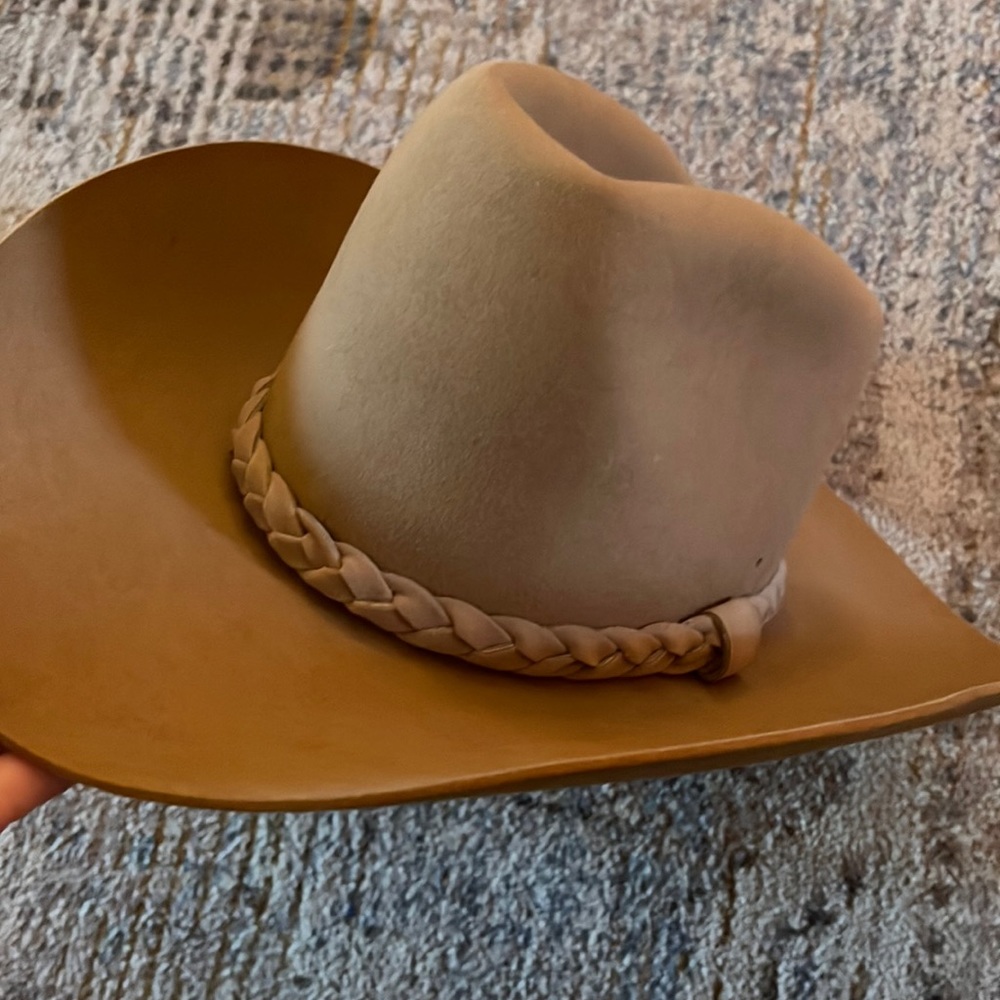 Tan 4x Beaver felt Stetson Cowboy Hat Size 7